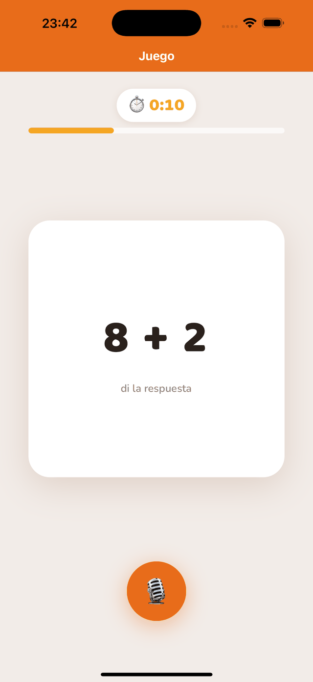 Una sesión: «7 + 5 = ?»