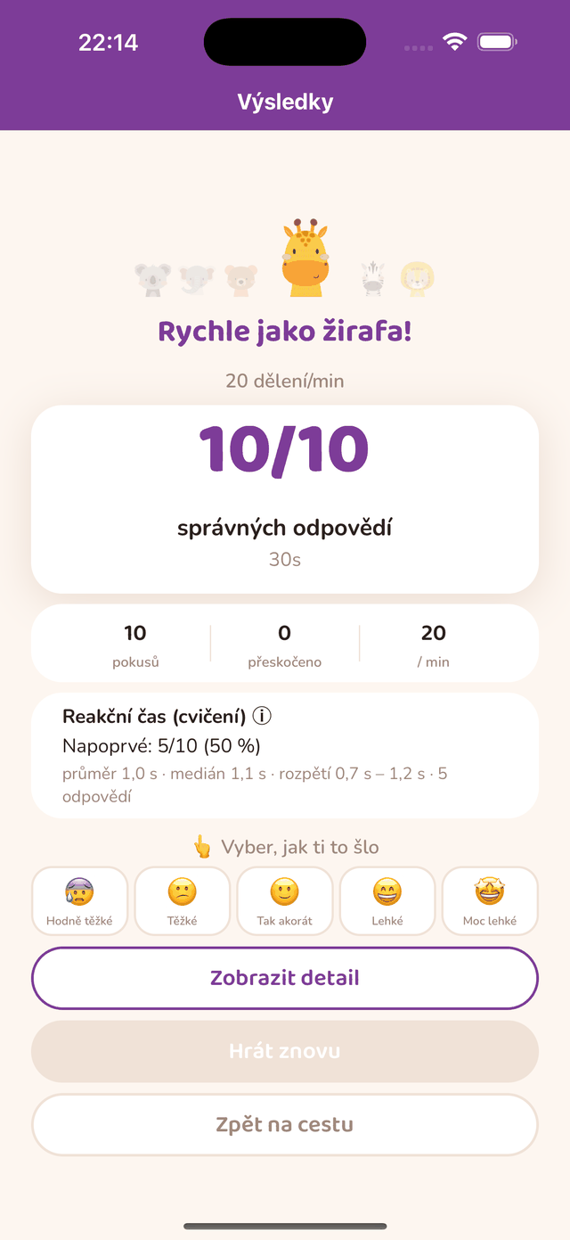 Výsledek