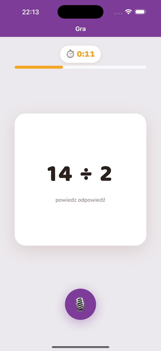 Sesja: „42 ÷ 6 = ?”