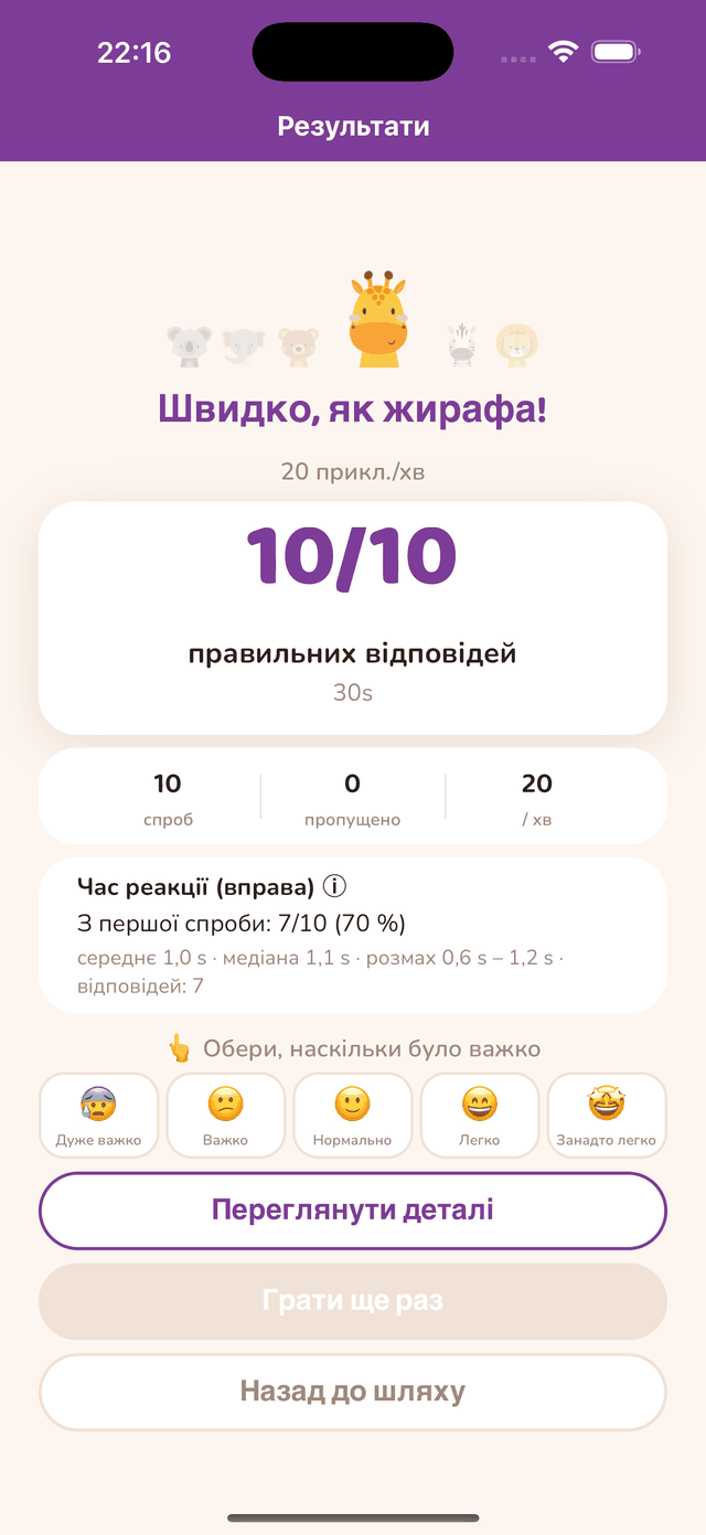 Результат
