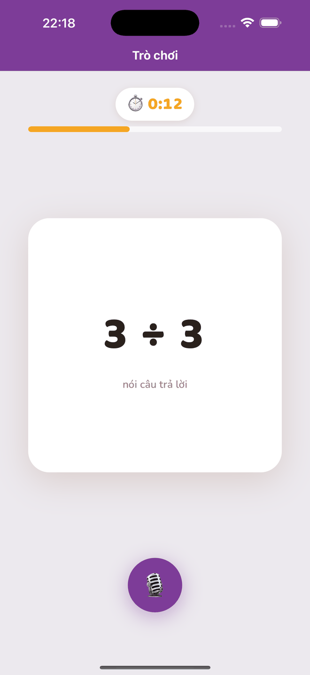 Một buổi tập: “42 ÷ 6 = ?”