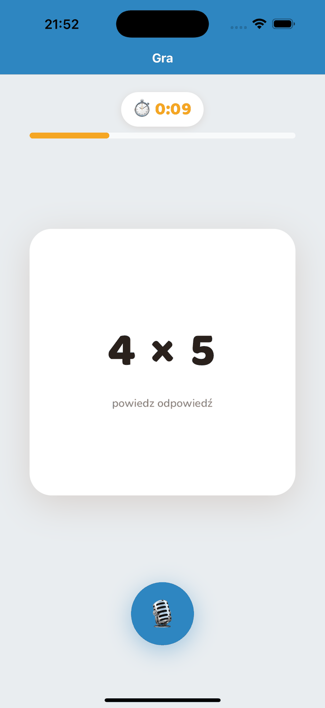 Sesja: „7 × 8 = ?”