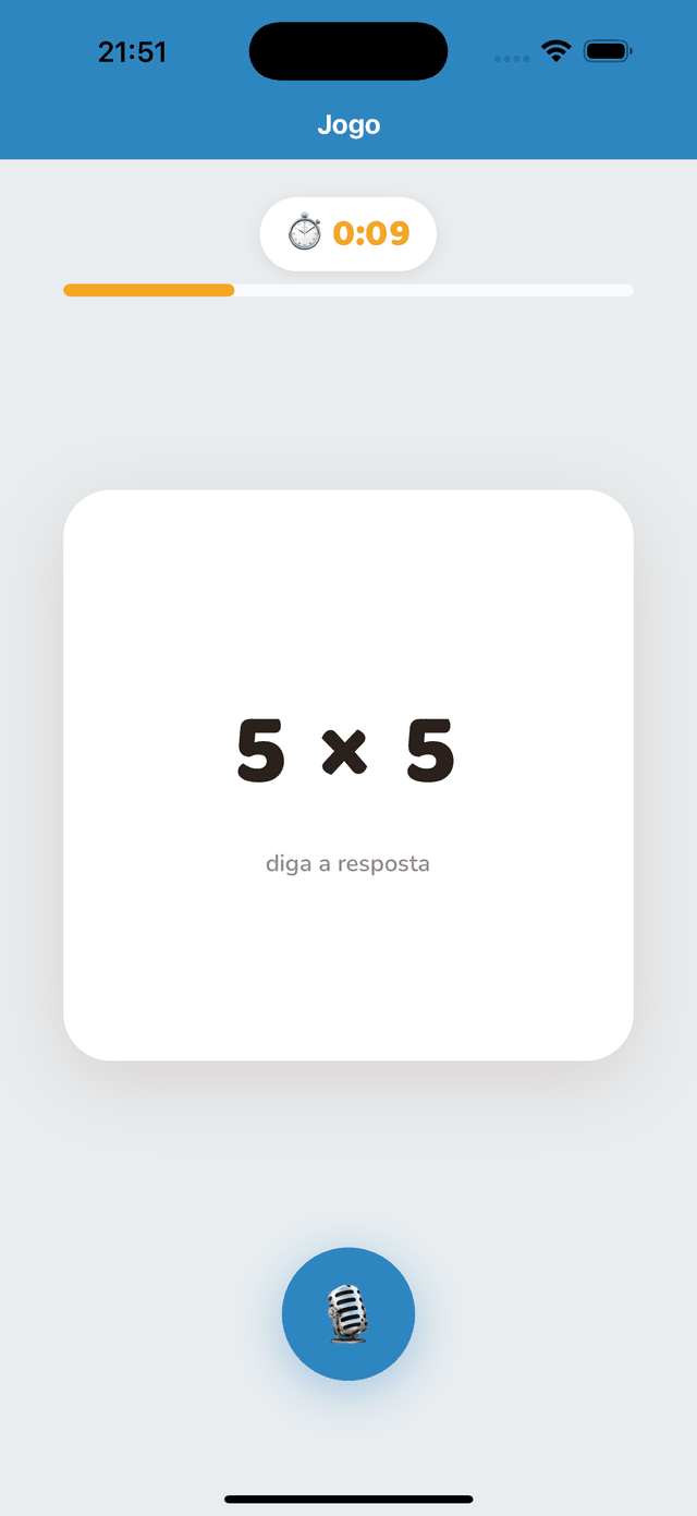 Uma sessão: “7 × 8 = ?”