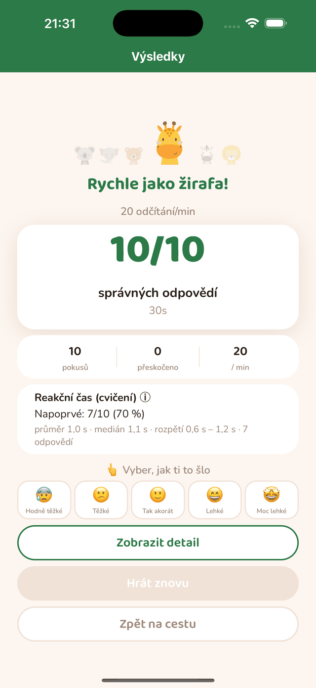 Výsledek