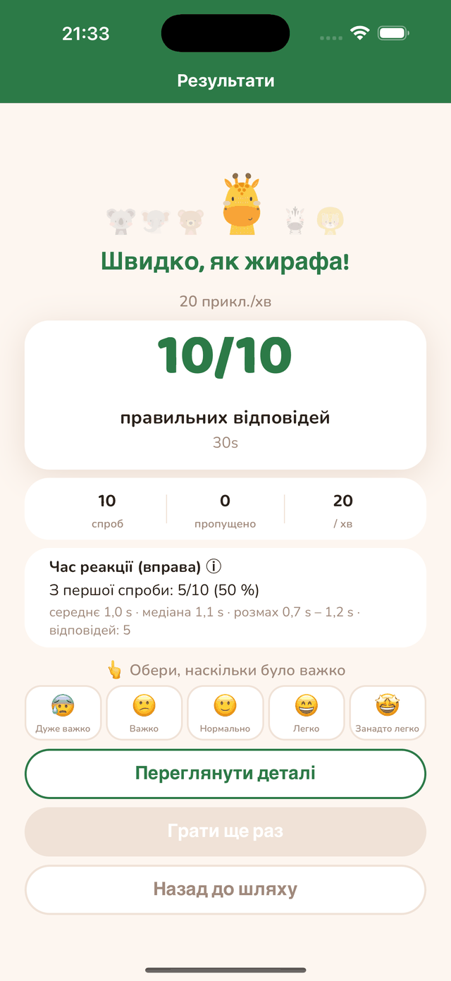 Результат