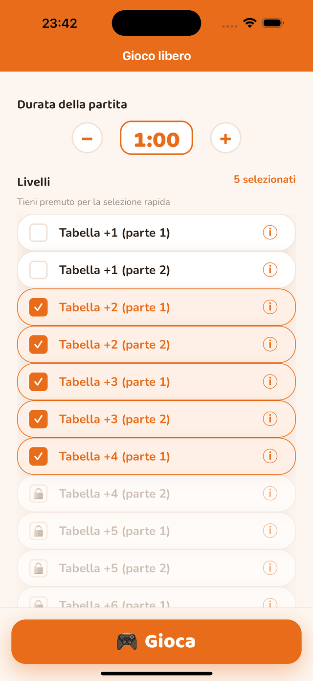 Le tappe del percorso Addizione