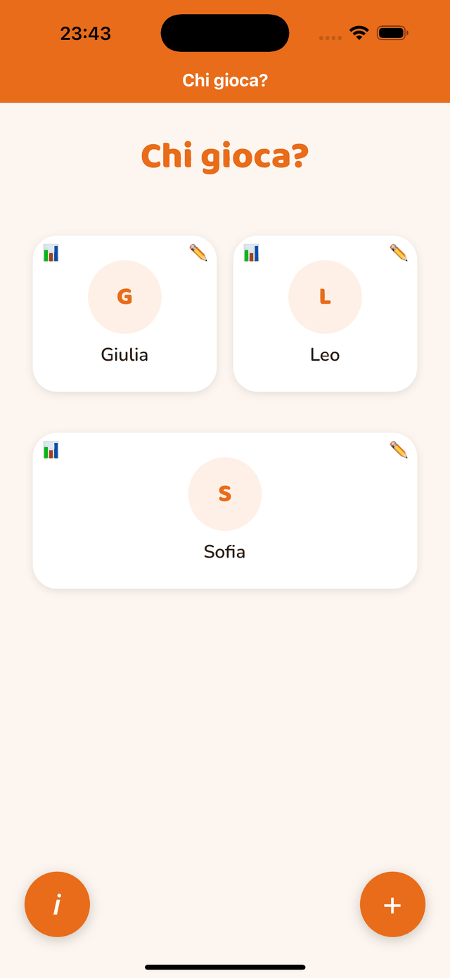 Creazione di un profilo