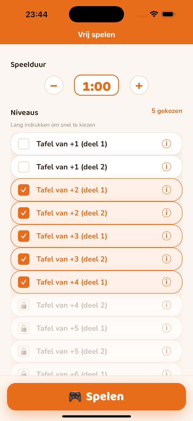 De stappen van de route Plussommen