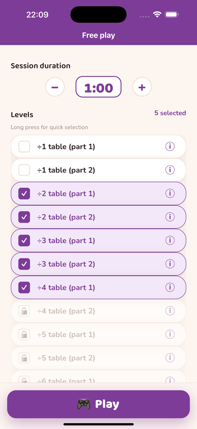 The steps of the Division path