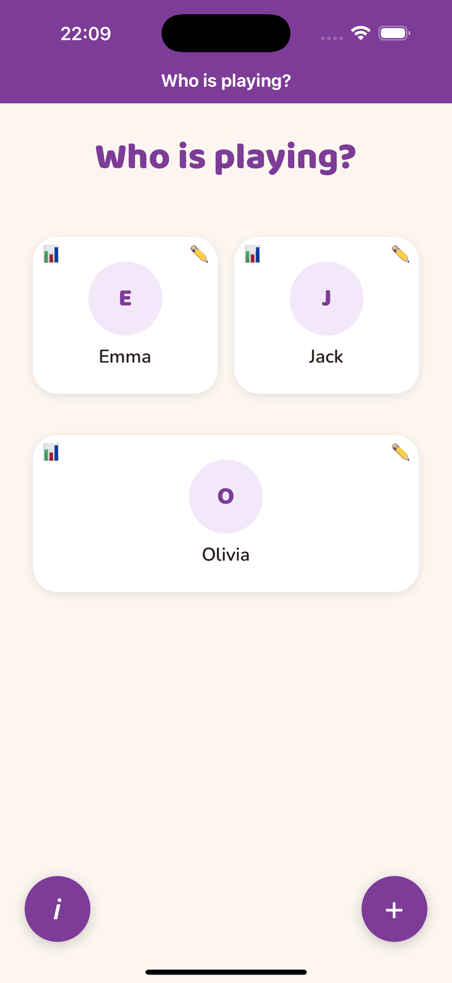 Creating a profile