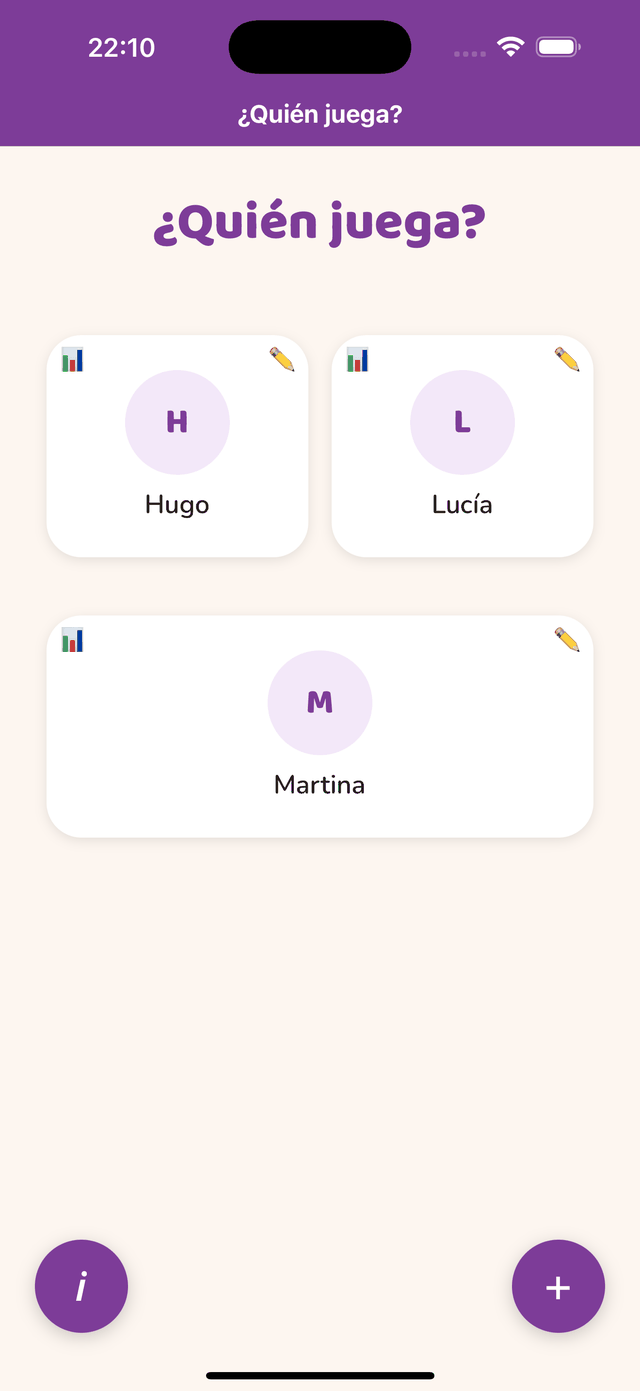 Creación de un perfil