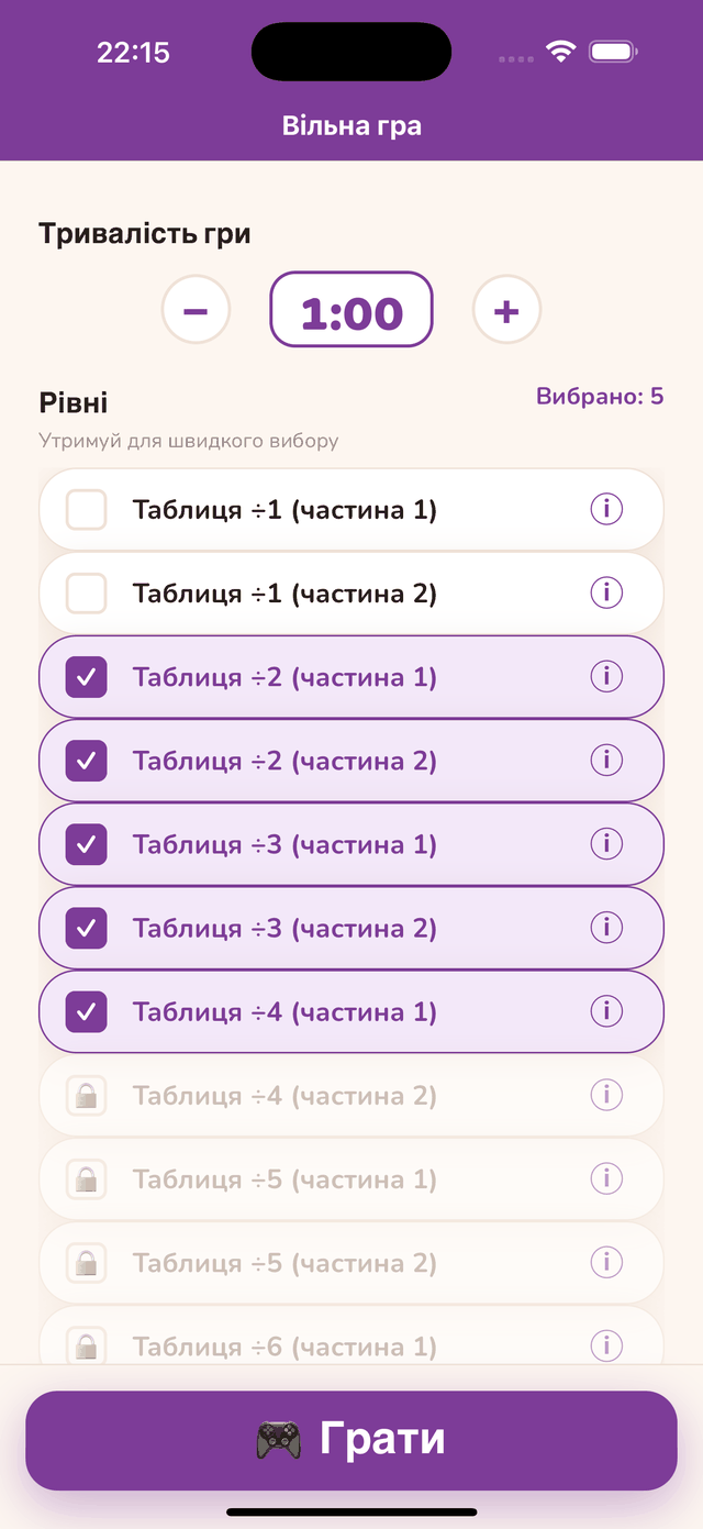 Етапи шляху «Ділення»