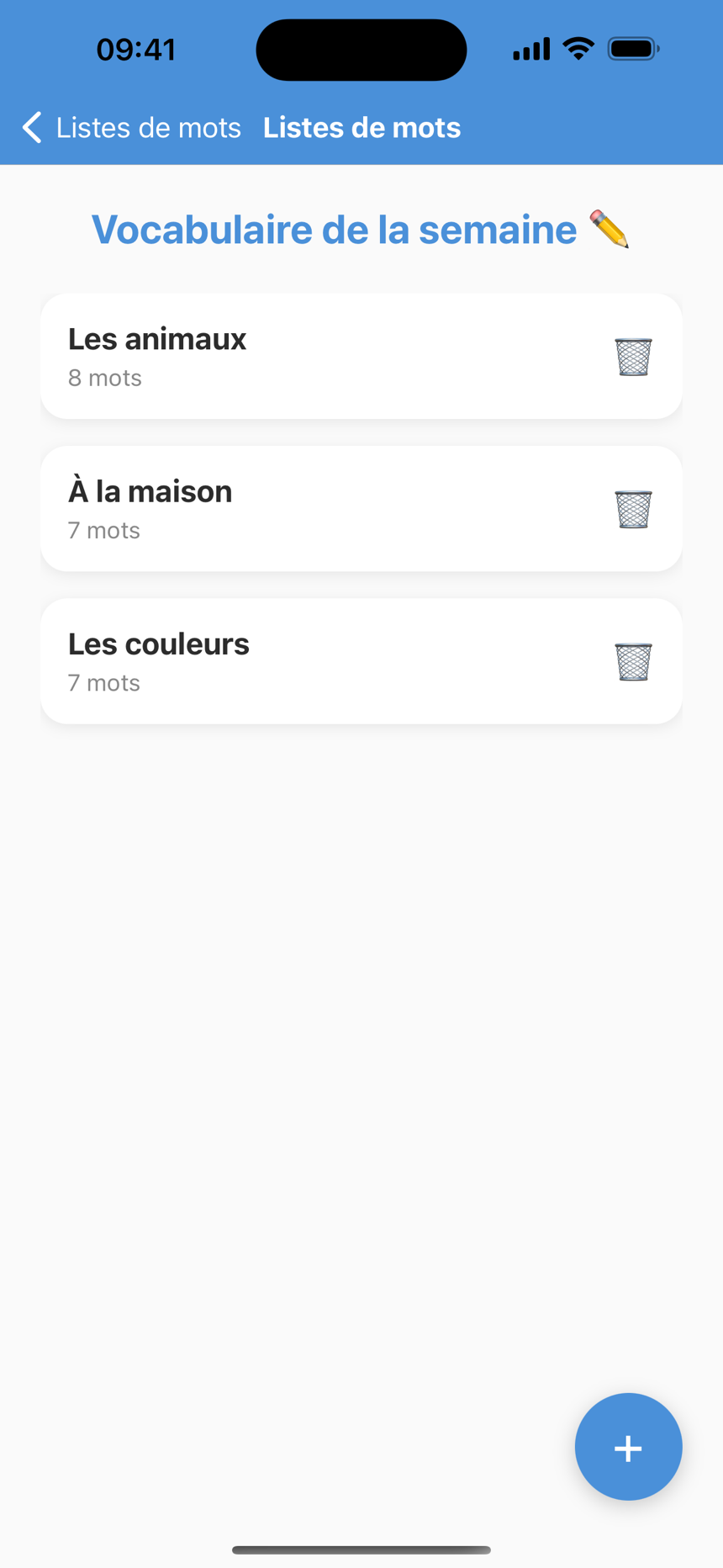 Groupes d'une liste