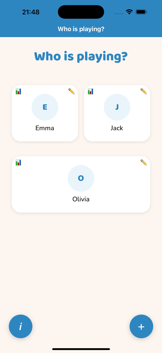 Creating a profile