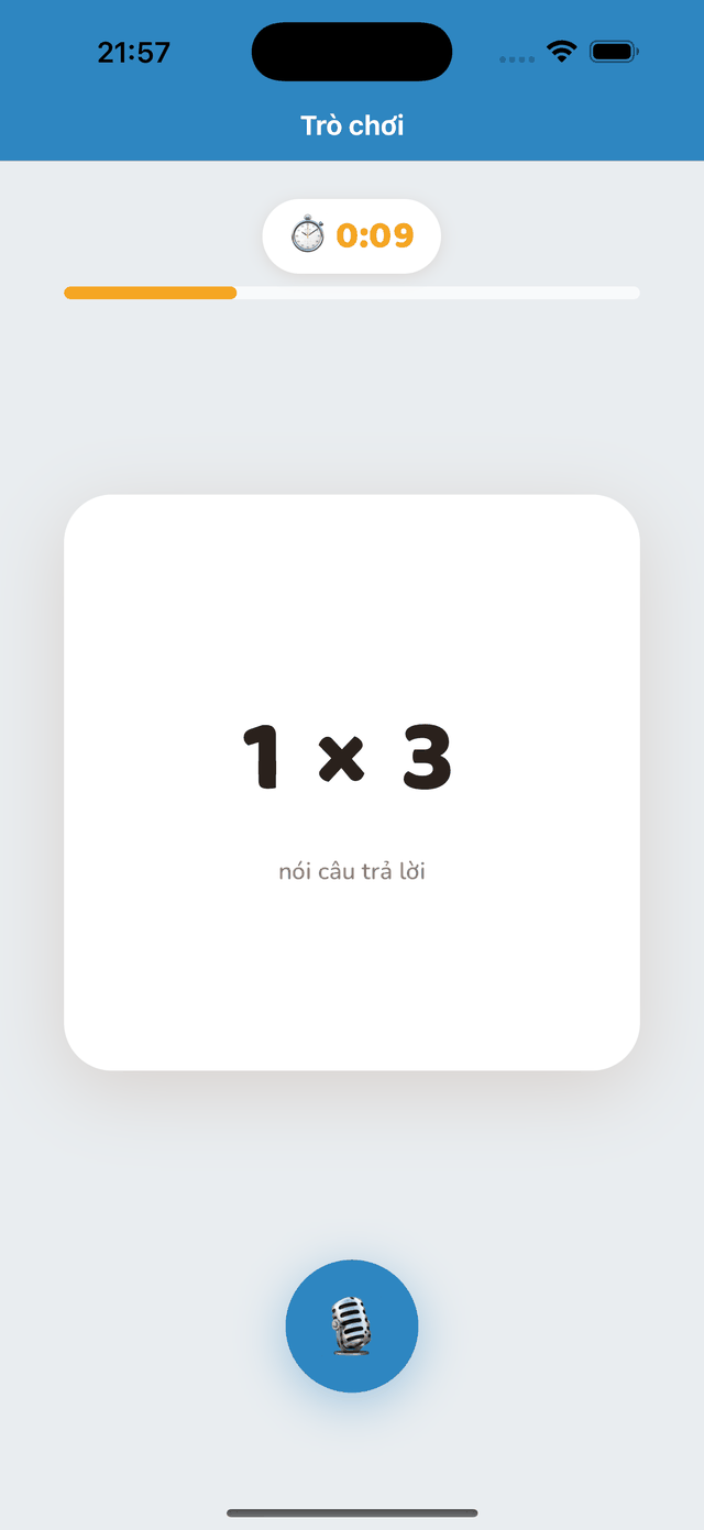 Một buổi tập đang diễn ra
