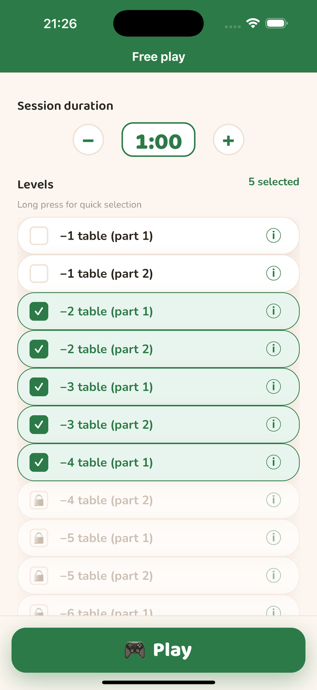 The steps of the Subtraction path