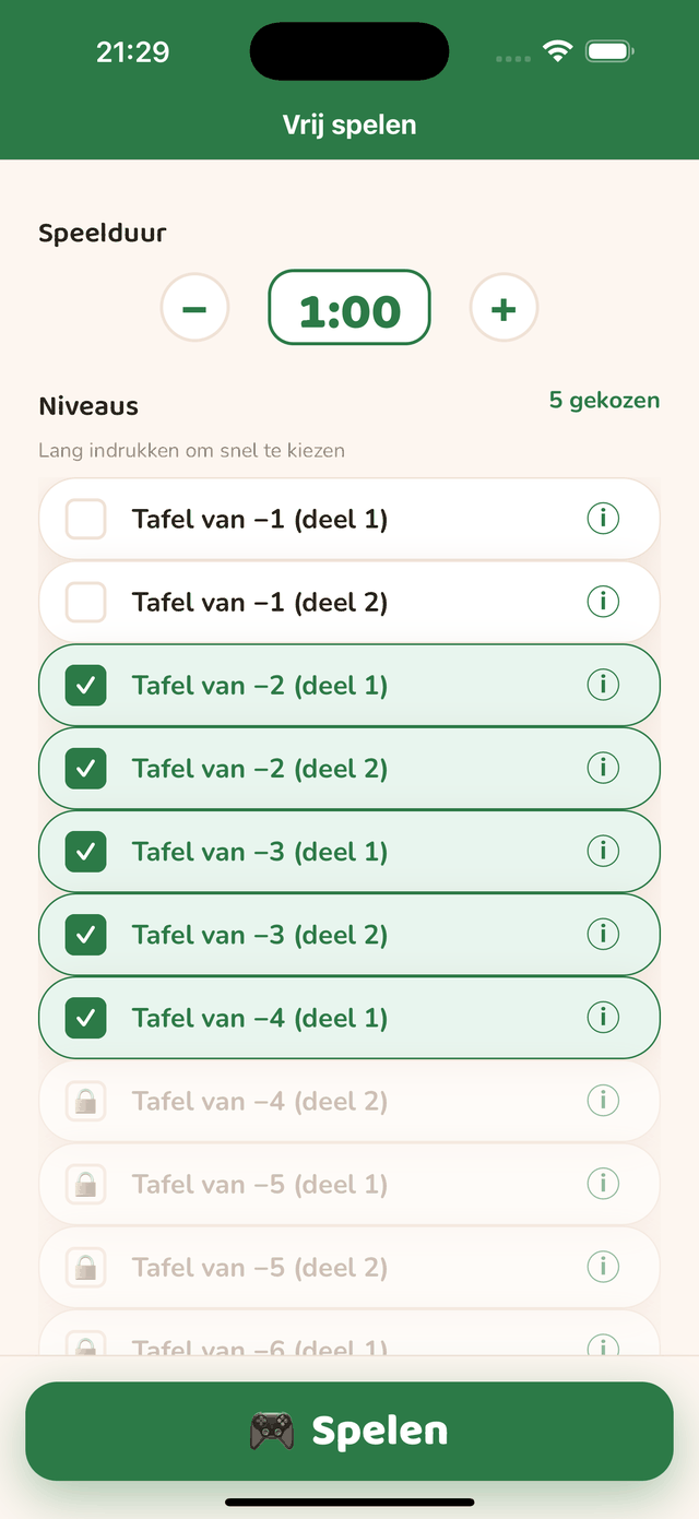 De stappen van de route Minsommen