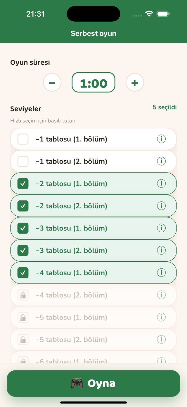 Çıkarma parkurunun adımları