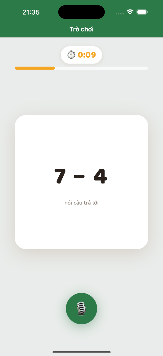 Một buổi tập đang diễn ra